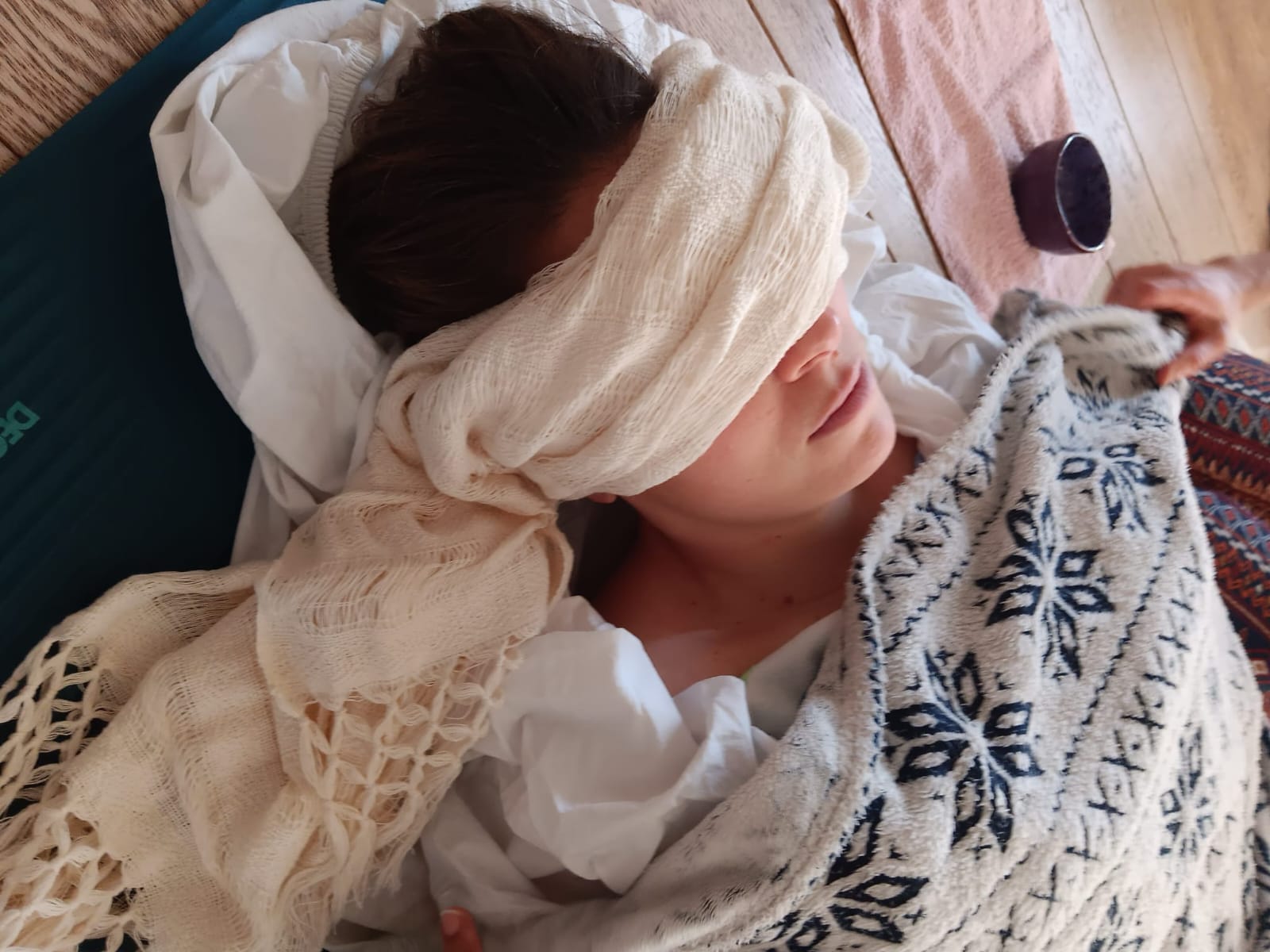 Soin rituel rebozo - 2 mains